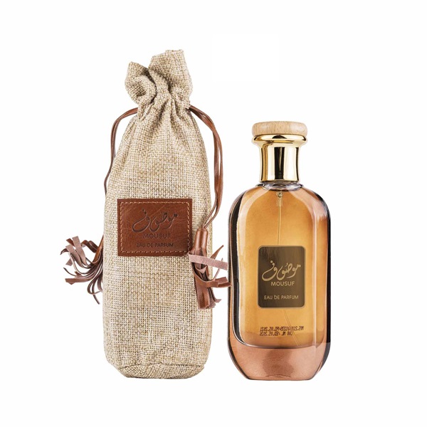 عطر ادکلن موصوف قهوه ای ارض الزعفران MOUSUF