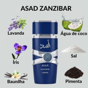 عطر ادکلن اسد زنزیبار آبی لطافه 0